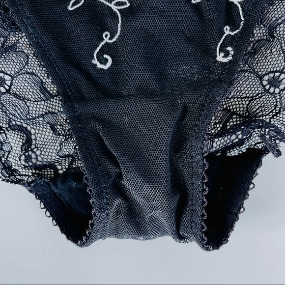 Embroidered Beaded Lace Panties - Picture 8 of 15